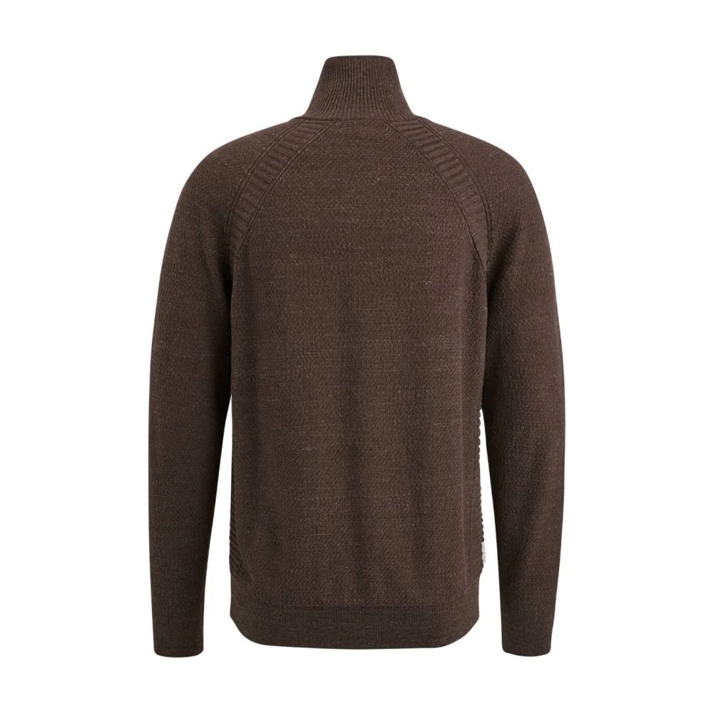 Cast Iron Heather Plated Zip Jacket Ckc2409354 Brown Heren