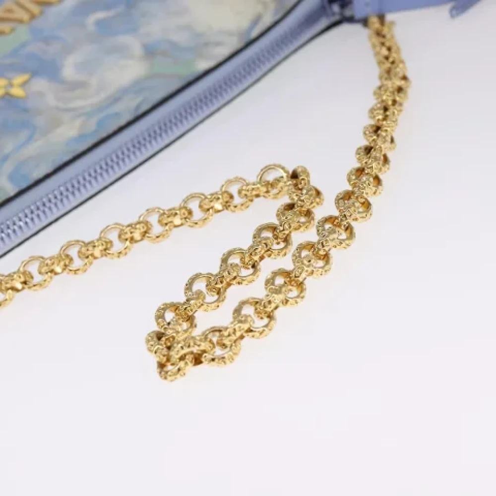 Louis Vuitton Vintage Pre-owned Leather pouches Blue Dames