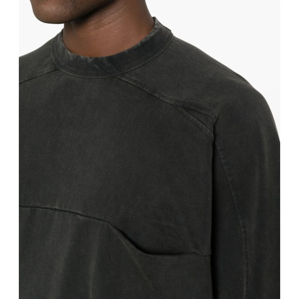 Entire Studios Gewassen Zwarte Zak T-shirt Black Heren