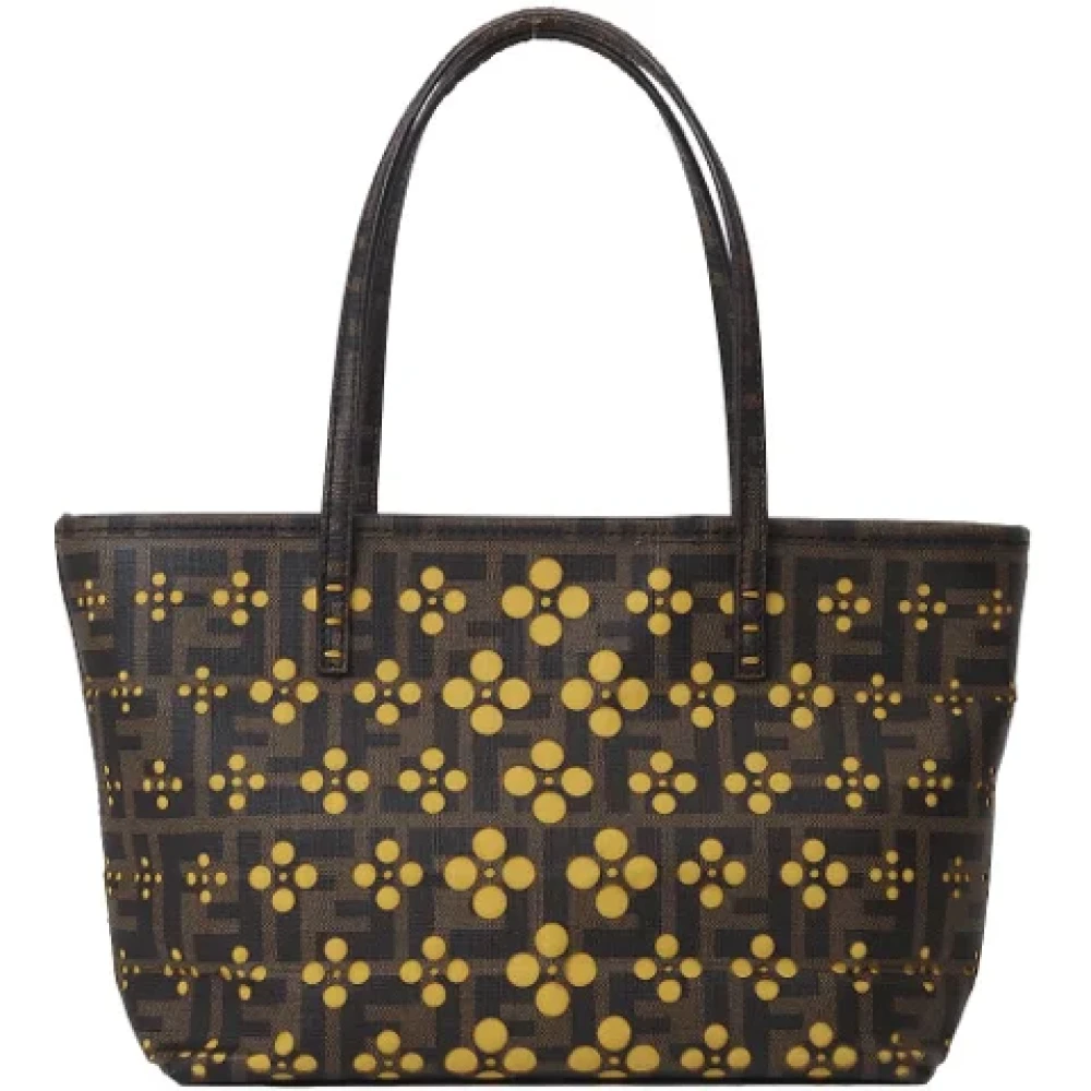 Fendi Vintage Pre-owned Plastic fendi-bags Brown Dames