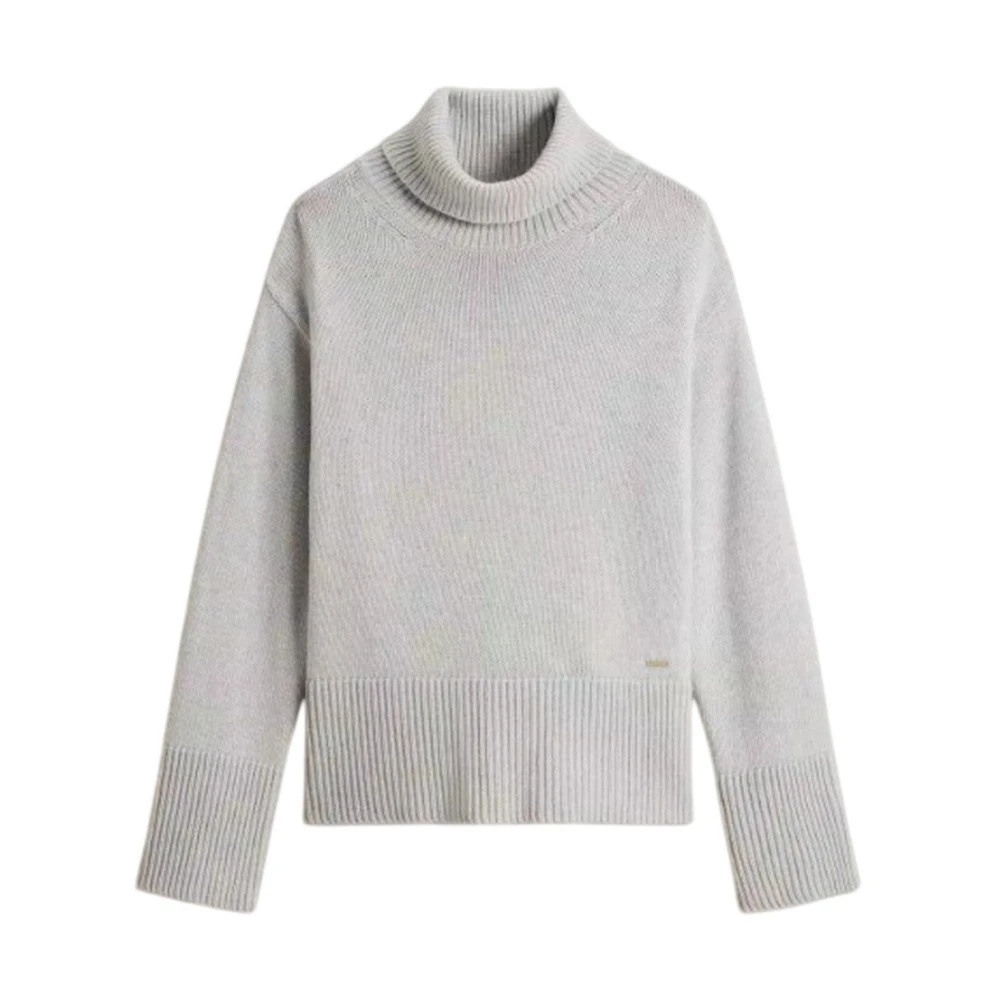 Woolrich Women's Gray Turtleneck - Turtlenecks - S - Knitwear