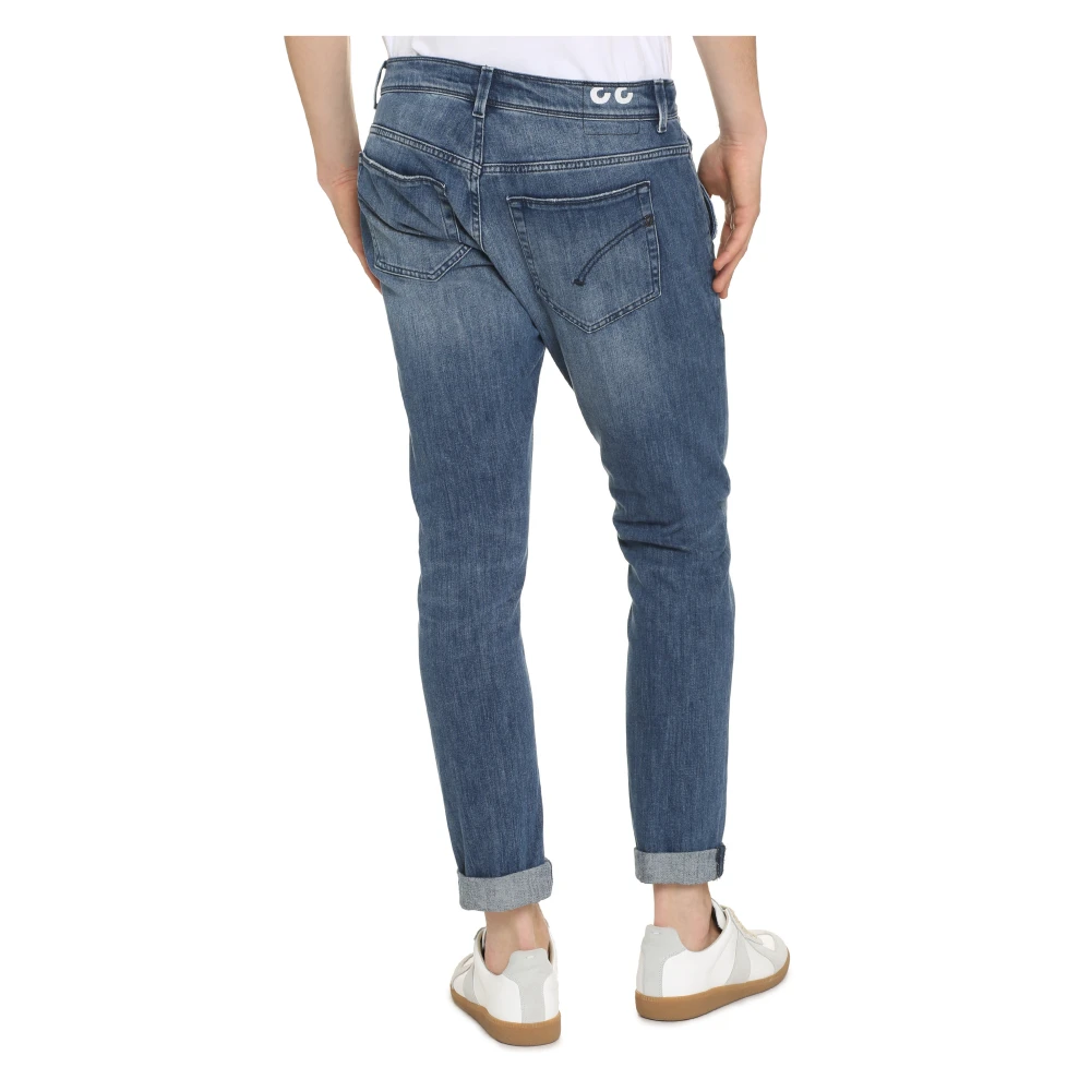 Dondup Skinny Jeans met opgerolde enkels Blue Heren