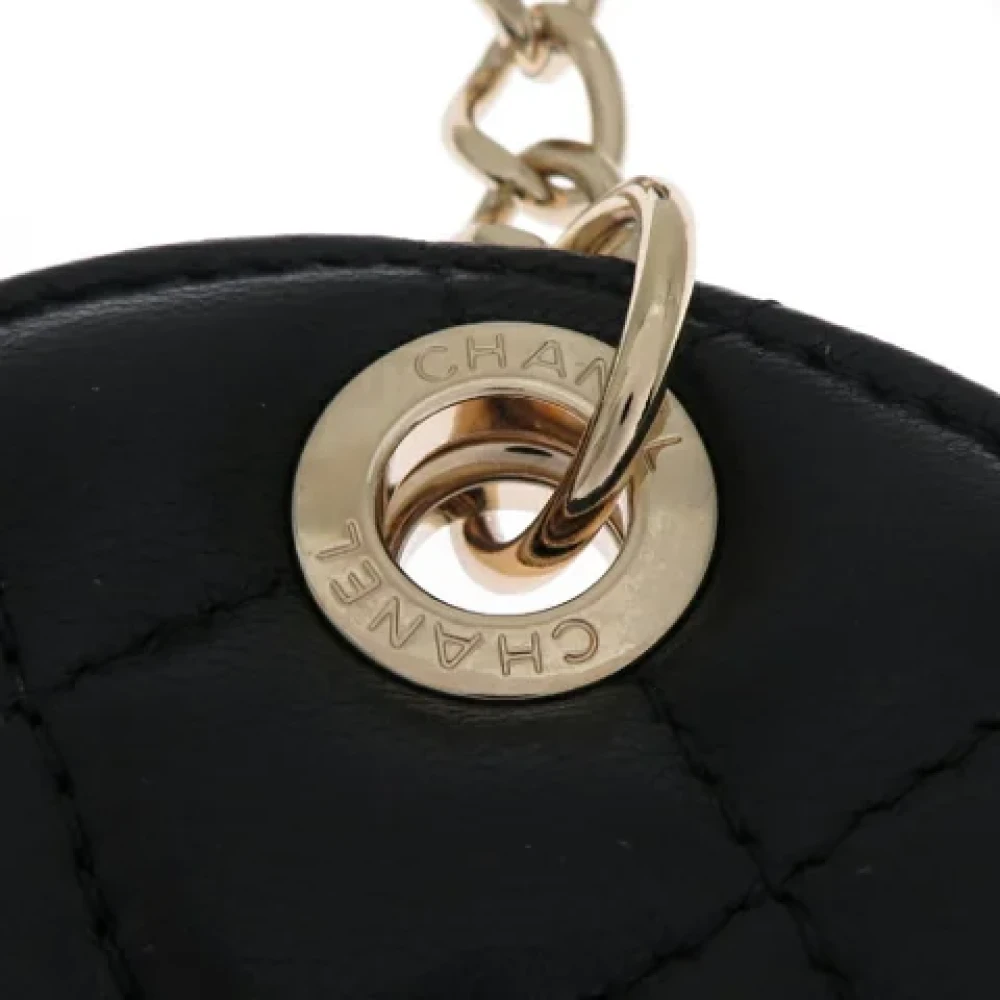 Chanel Vintage Pre-owned Leather home-office Black Dames