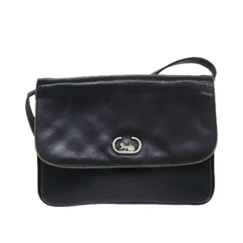 Celine Vintage Pre-owned Leather celine-bags Black Dames