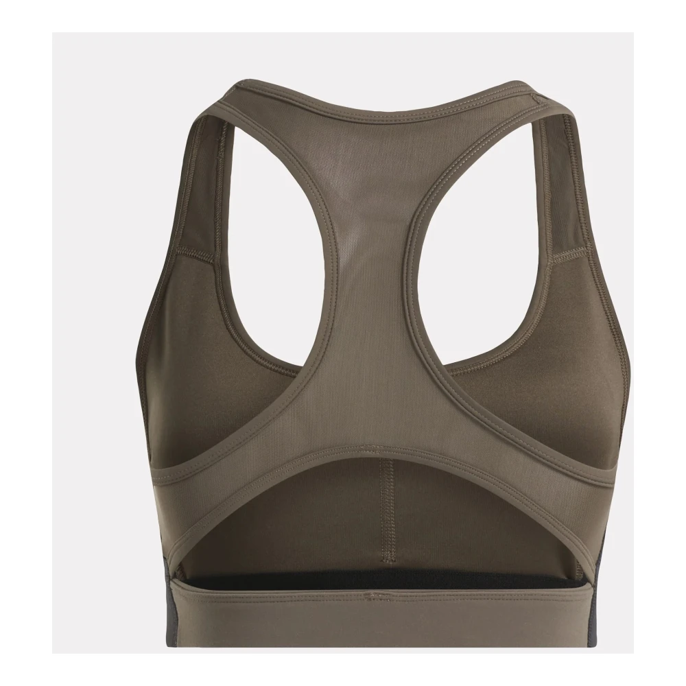 Reebok Racer Bra Luxe Stijl Beige Dames