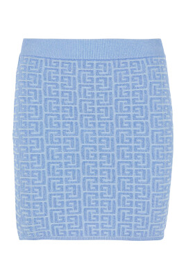 jupe-courte-en-maille-a-monogramme-pb-labyrinthe