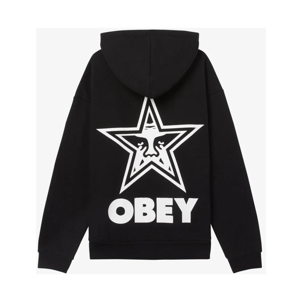 Obey Stijlvol Sweatshirt voor een Moderne Look Black Heren