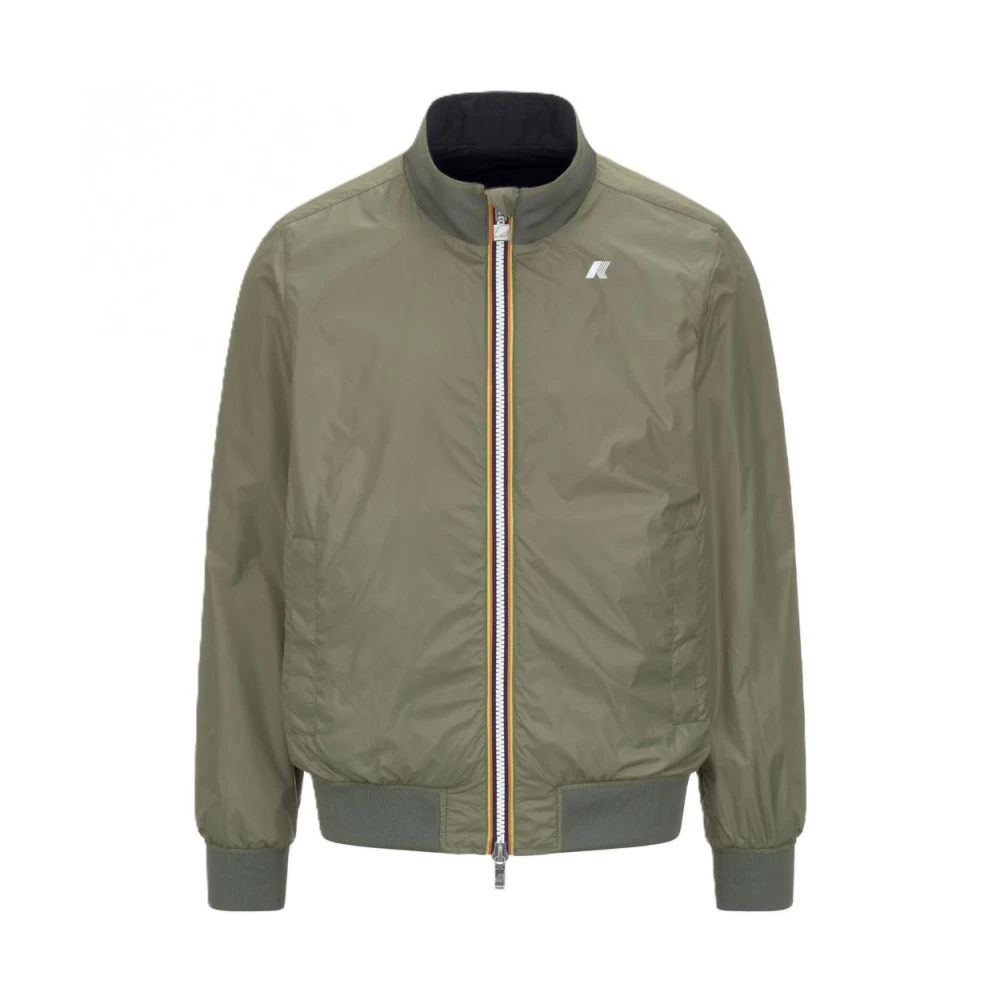 K-way Nylon jassen en parka's Green Heren