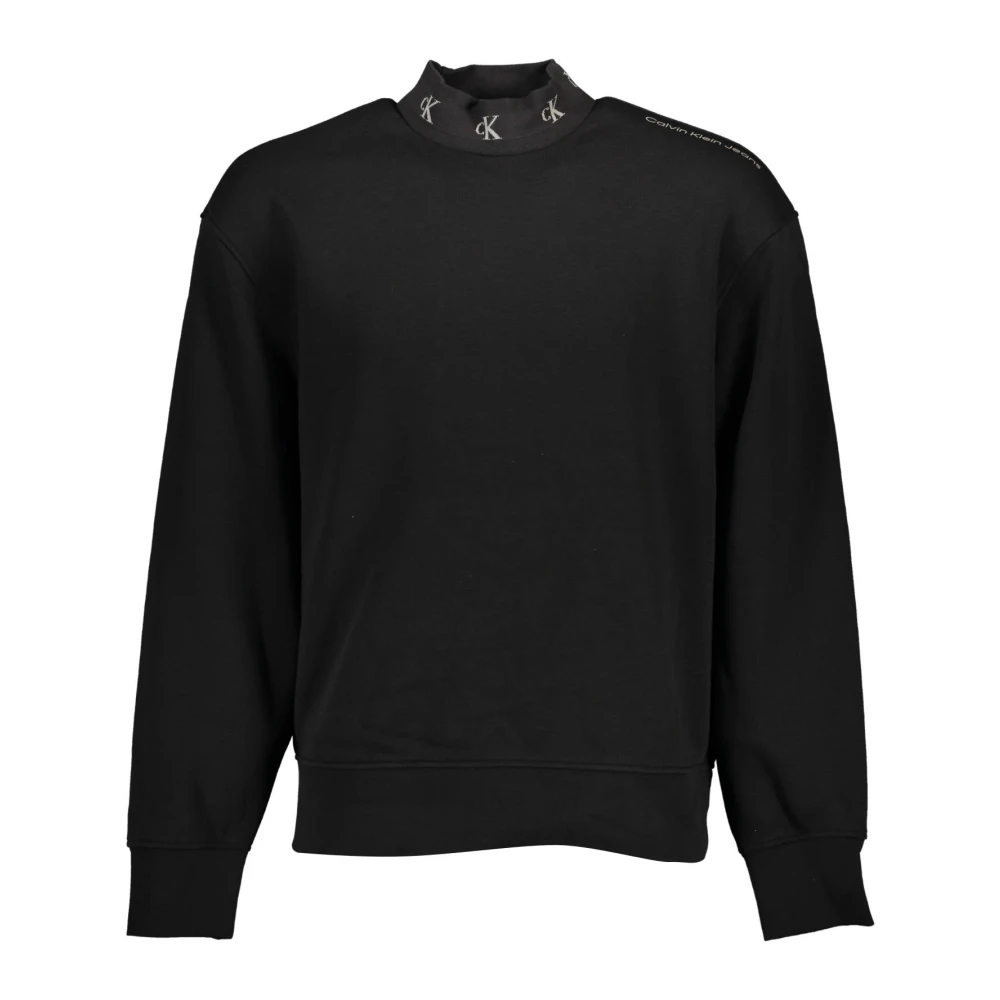 Calvin Klein Men's Black Long Sleeve Sweatshirt With Print - Sweatshirts - 2XL- Sweatshirts & Hoodies