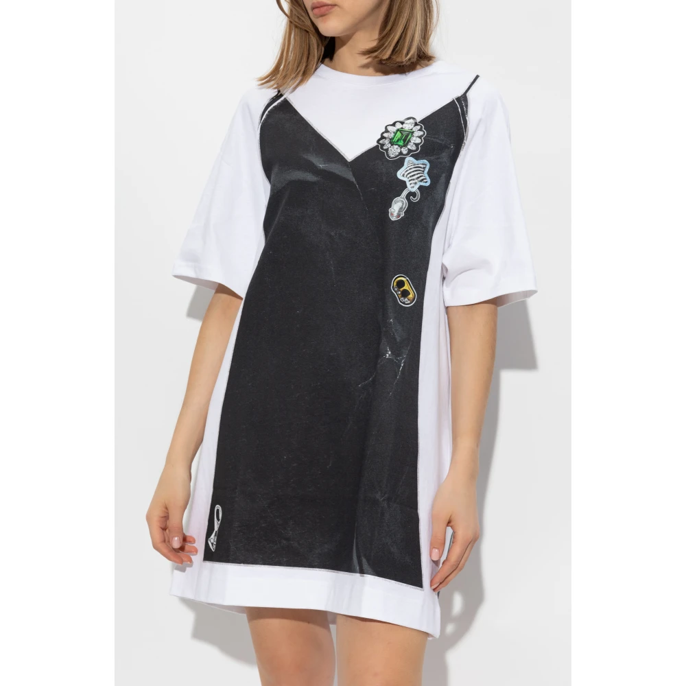 Marc Jacobs Jurk met print Black Dames