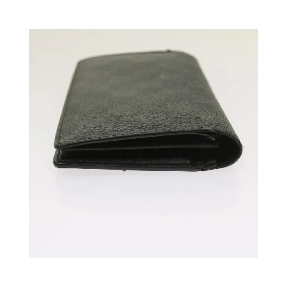 Louis Vuitton Vintage Pre-owned Coated canvas wallets Black Dames