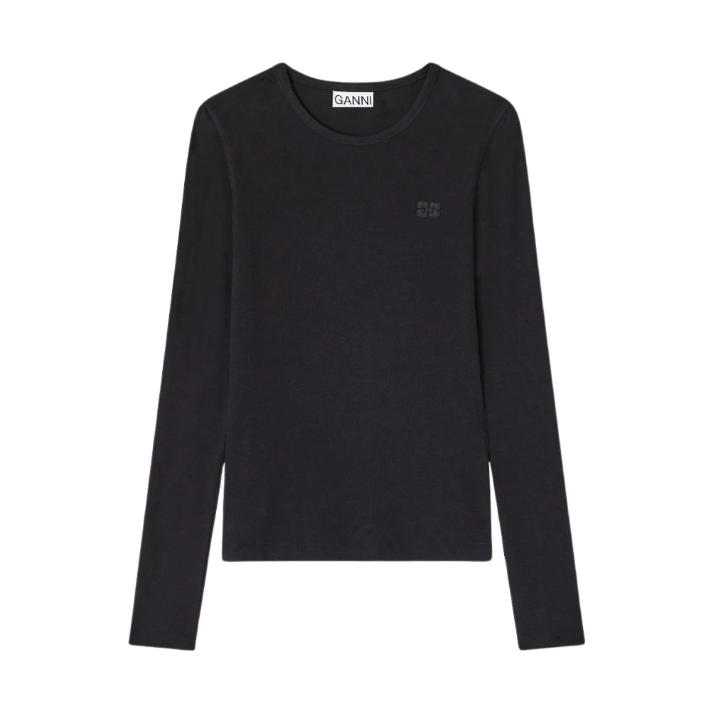 Ganni Femme Noir - Tops > Long Sleeve Tops