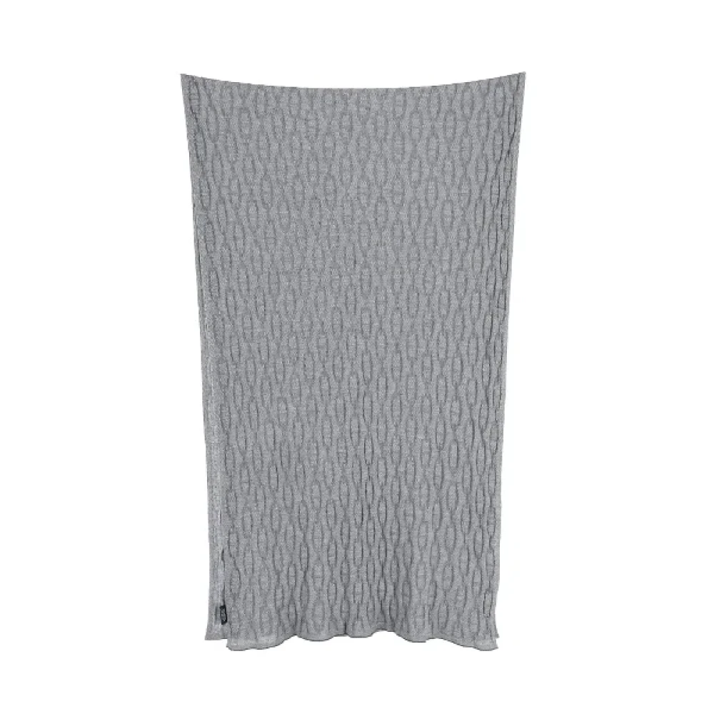 Hermès Vintage Pre-owned Cotton scarves Gray Dames