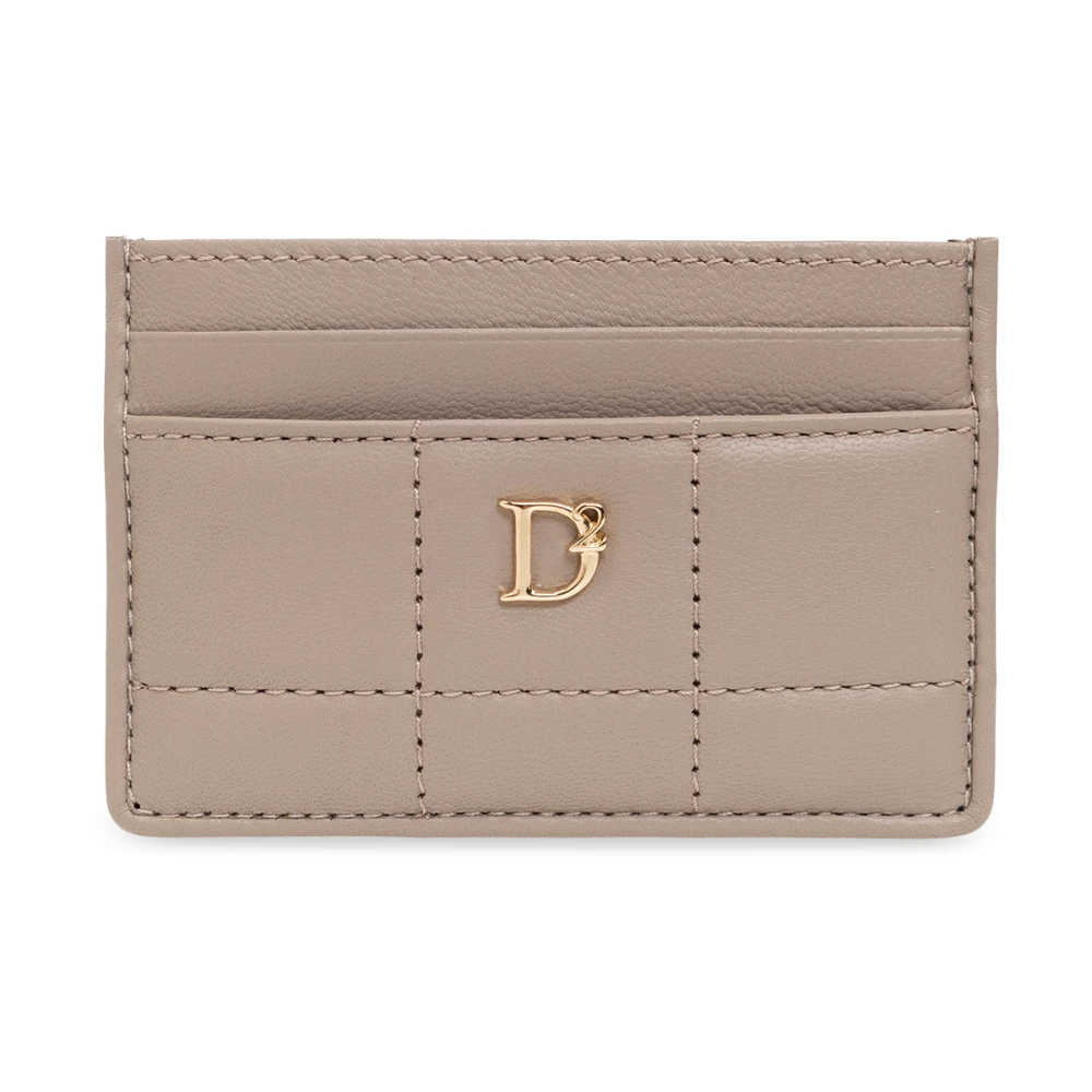 Dsquared2 Gewatteerde kaarthouder Beige Dames