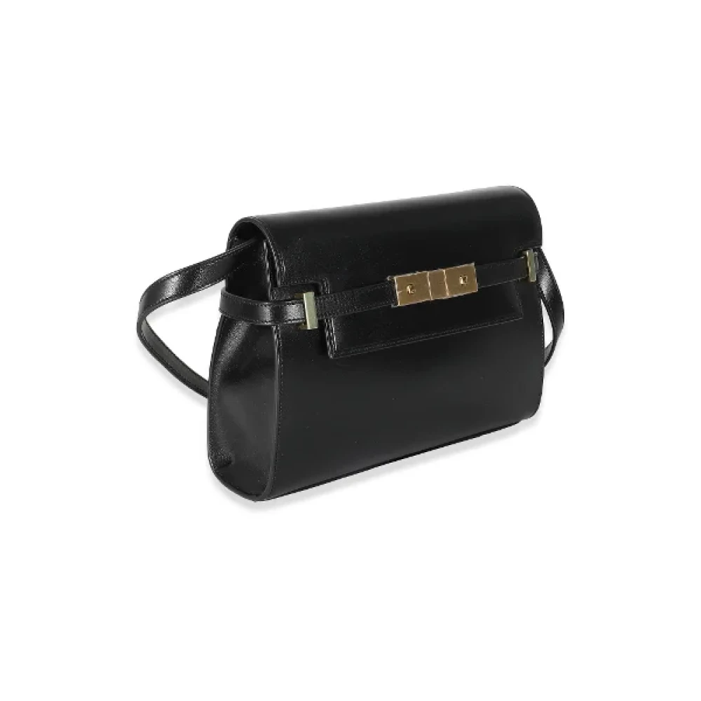 Yves Saint Laurent Vintage Pre-owned Leather shoulder-bags Black Dames