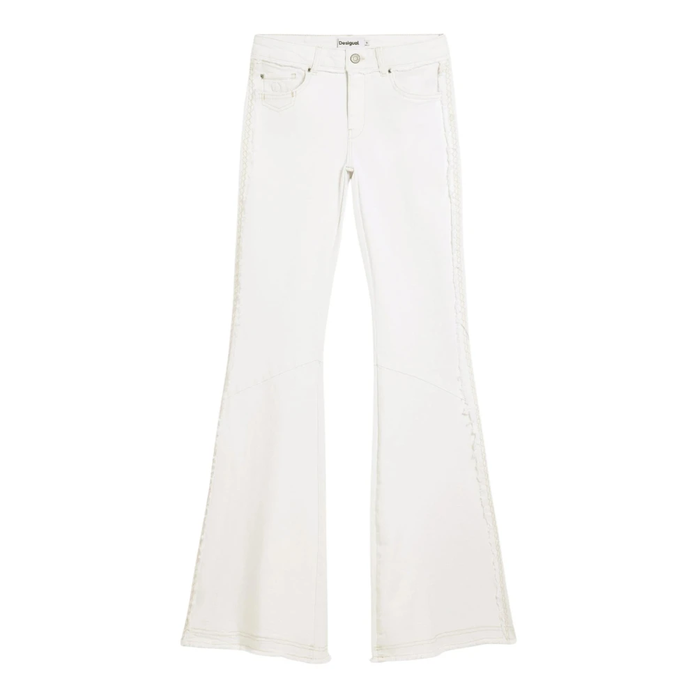 Desigual Damen Beige Jeans, Sgröße: