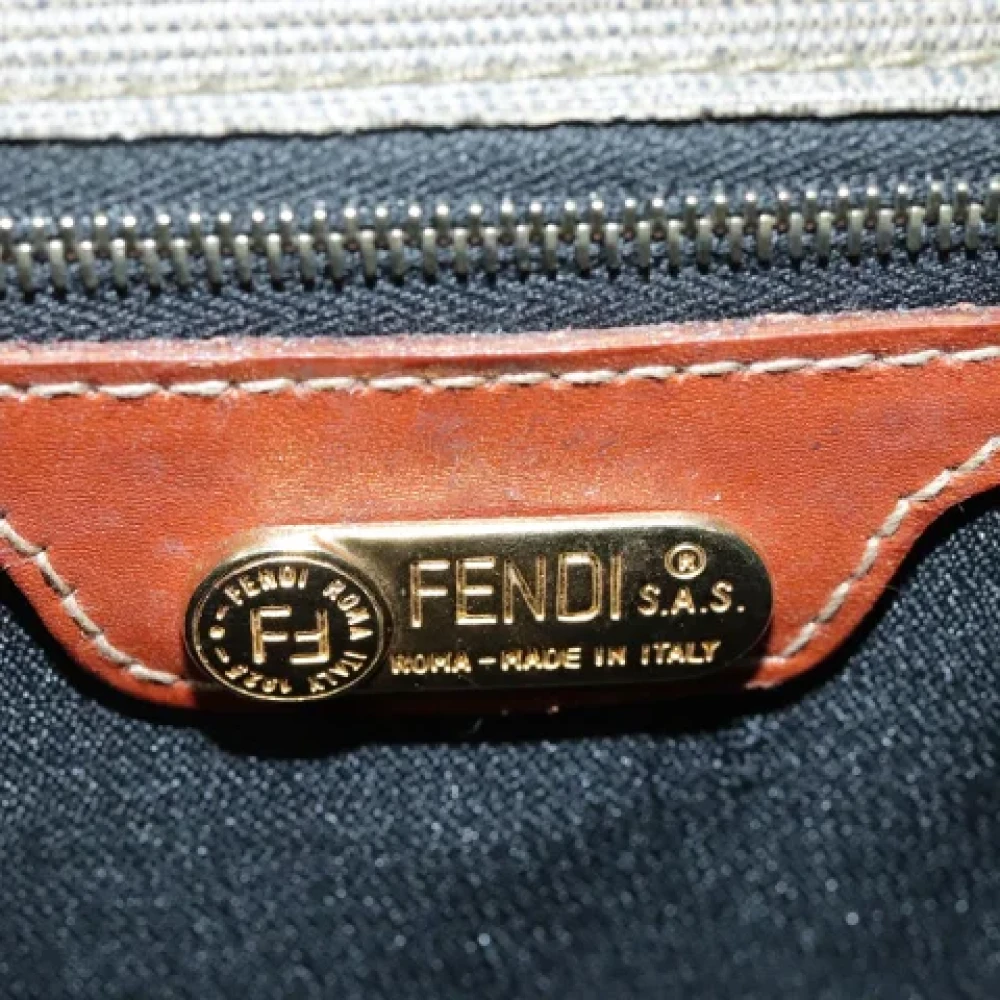 Fendi Vintage Pre-owned Leather fendi-bags Brown Dames