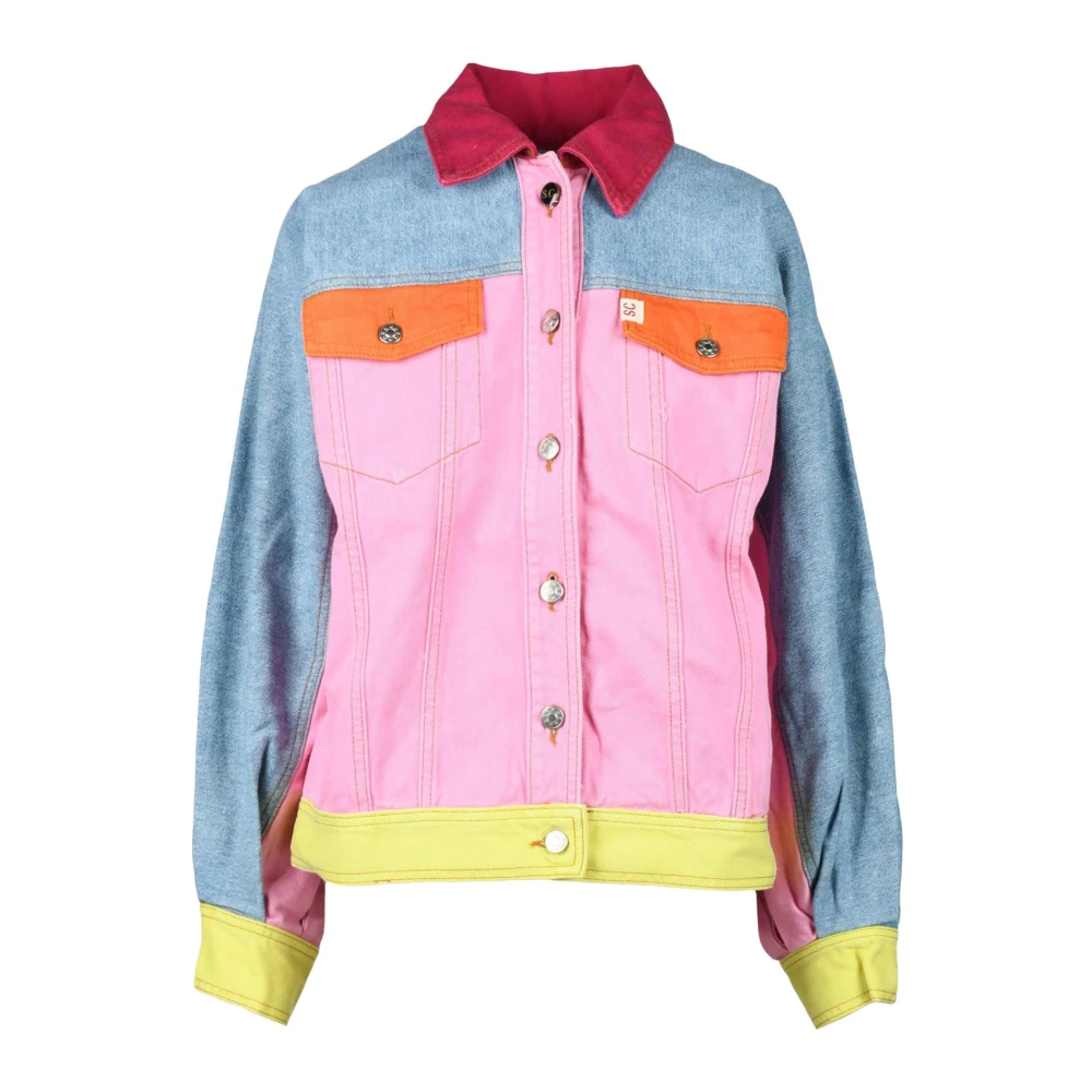 Jackets > Denim Jackets - - Semicouture - Modalova