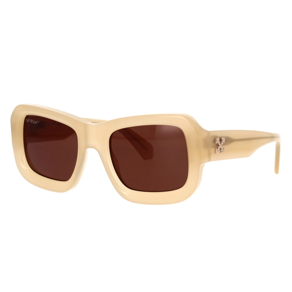 Off White Women's Brown Accessories, Female,, Verona Sunglasses - Contemporary Design And Urban Charm Medium