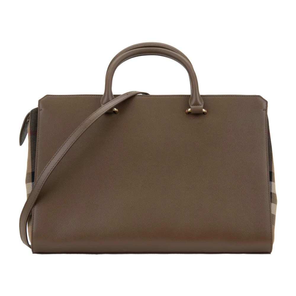Burberry Stijlvolle schoudertas voor dames met rits Brown Dames