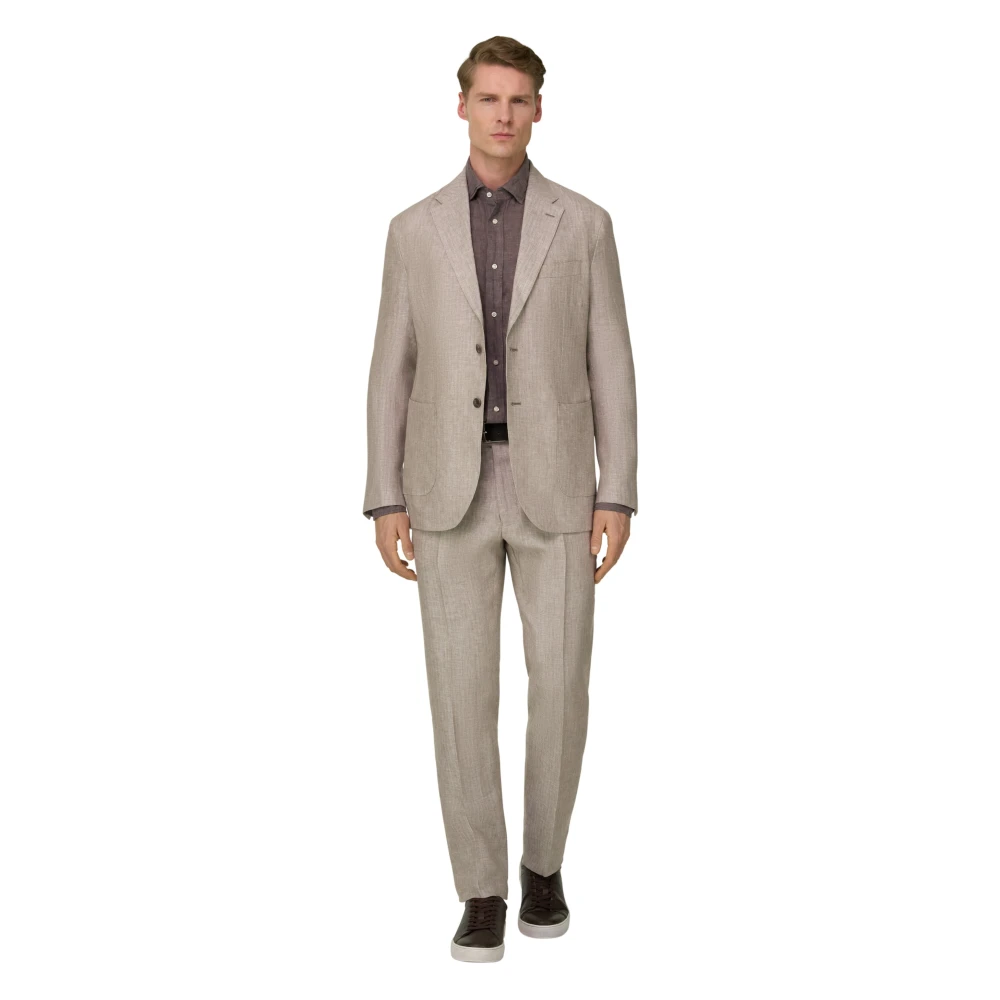 Boggi Milano Uomo Beige Abiti S, New,