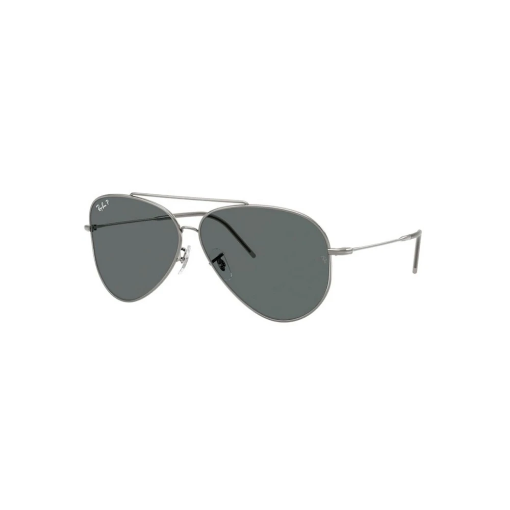 Ray-Ban Unisex Gray Sunglasses, 59 Mm, Authentic Aviator Reverse Glasses