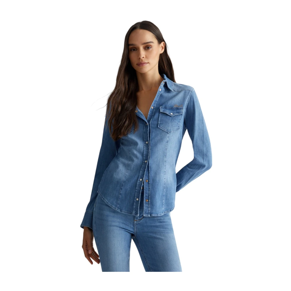 Liu Jo Stijlvolle Blouse voor Vrouwen Blue Dames