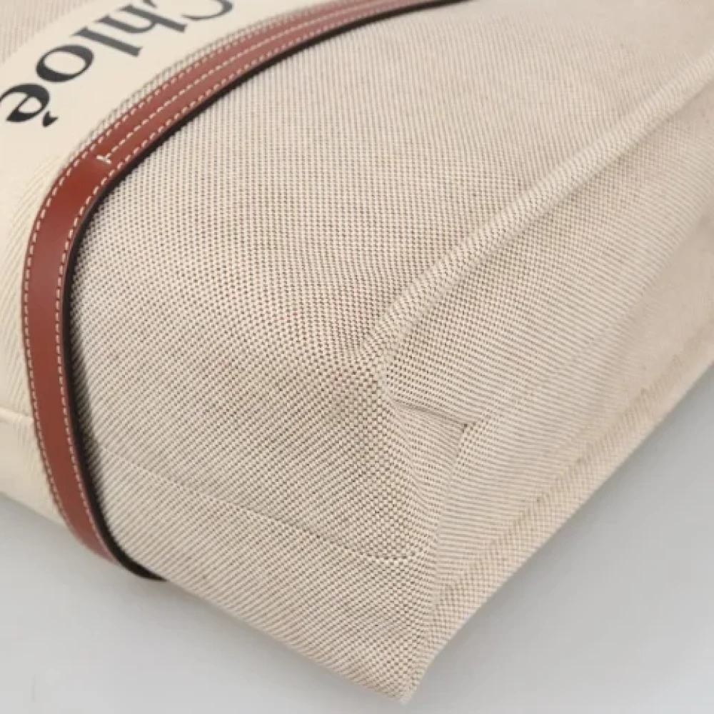 Chloé Pre-owned Canvas handbags Beige Dames
