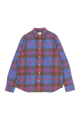 brun-multi-plaid-langaermet-skjorte