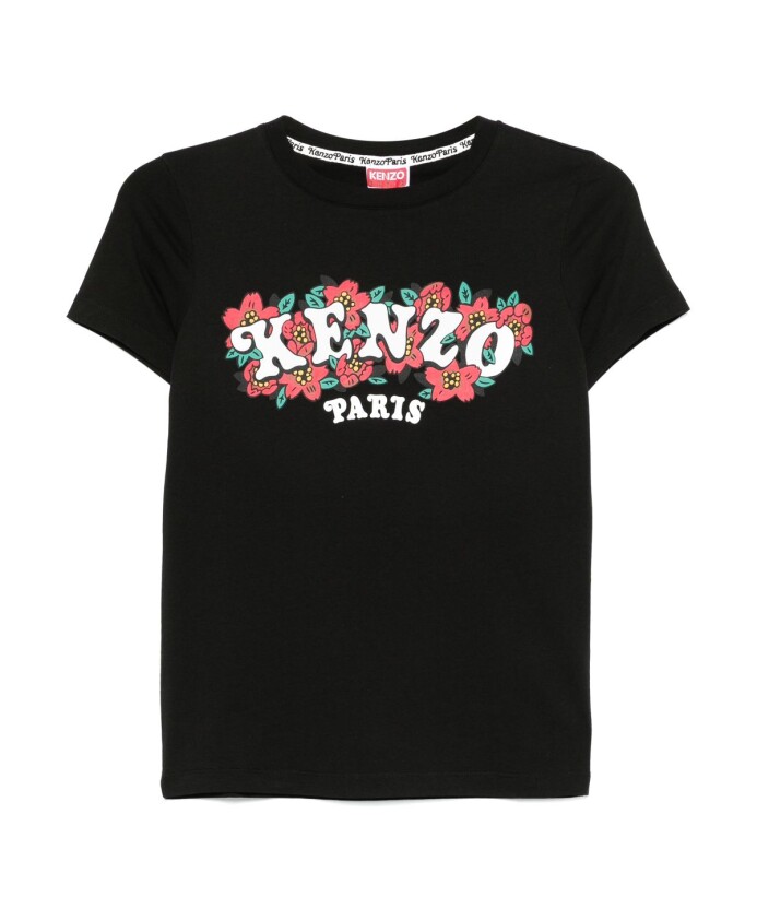 logo-print-t-shirt-met-ronde-hals