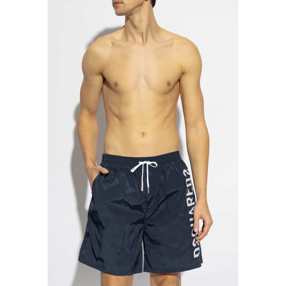 Dsquared2 Zwembroek Blue Heren