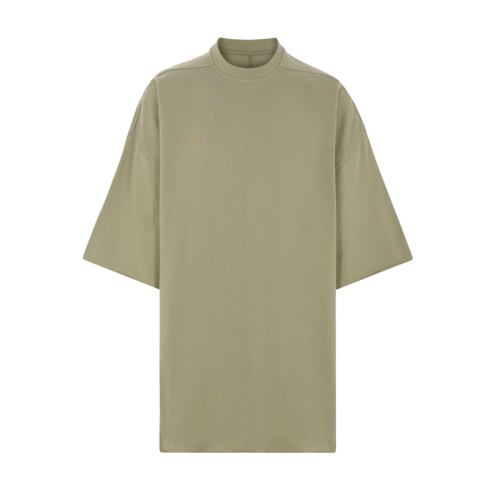 Rick Owens Grön Oversize Jersey T-shirt Green, Herr