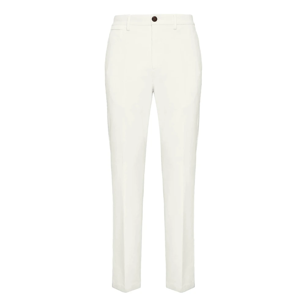 Boggi Milano Broek van stretch-fluweel Beige Heren