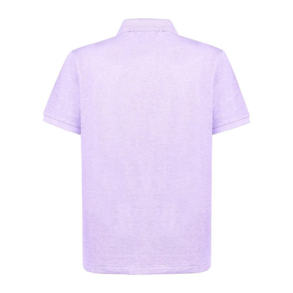 Polo Ralph Lauren Pastel Paarse Katoenen Poloshirt Purple Heren