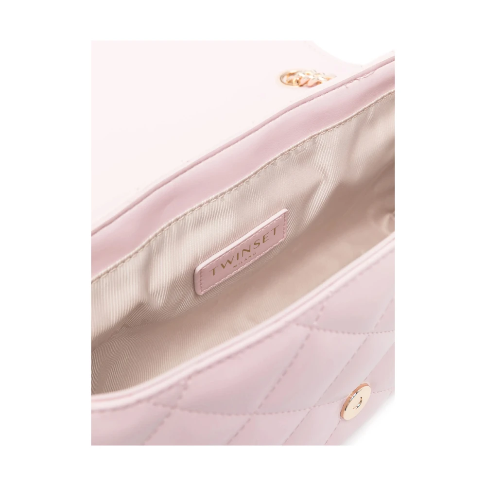 Twinset Roze Omslag Ketting Schoudertas Pink Dames