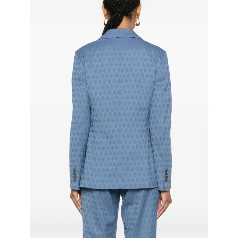 ETRO Stijlvolle jas voor mannen en vrouwen Blue Dames