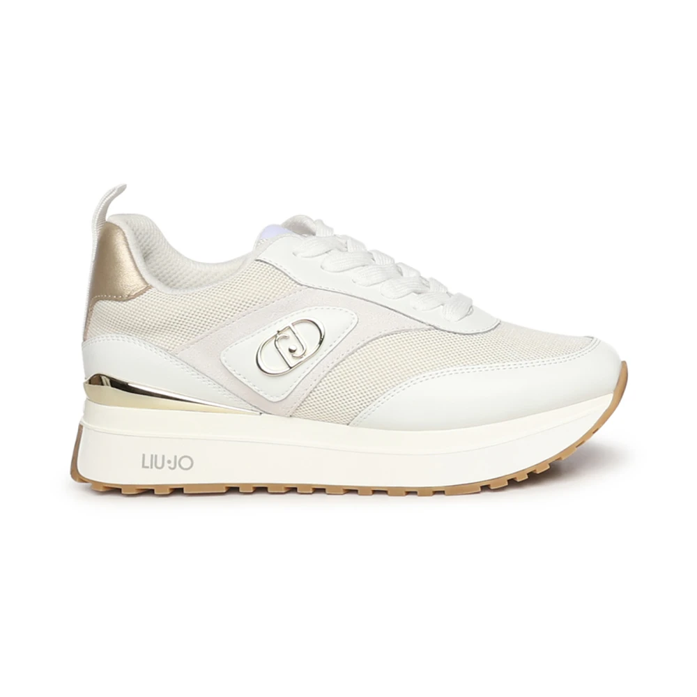Liu Jo Women's White Sneakers, 4 Uk, Trainers