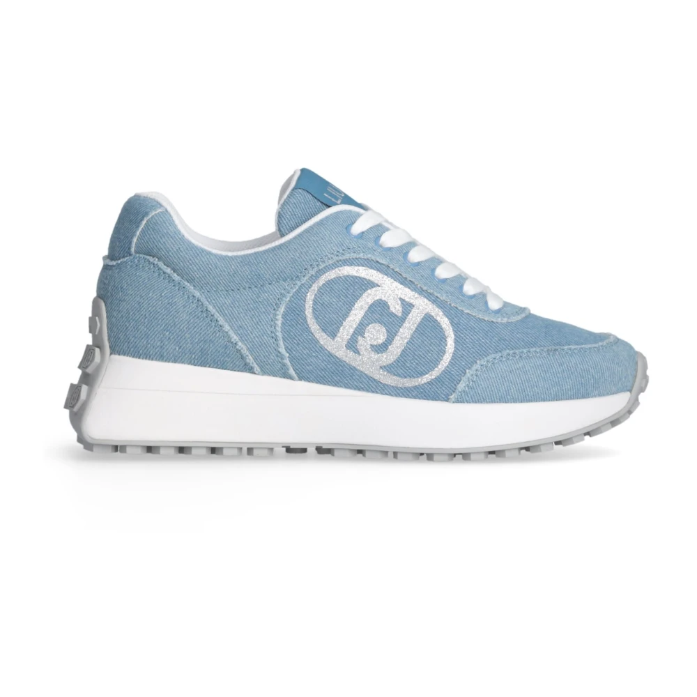 Liu Jo Low-Top Stoffen Sneakers Dames Schoenen Blauw