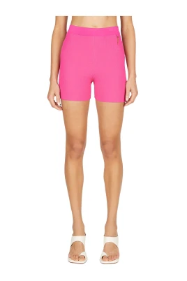 Ribbstickade shorts