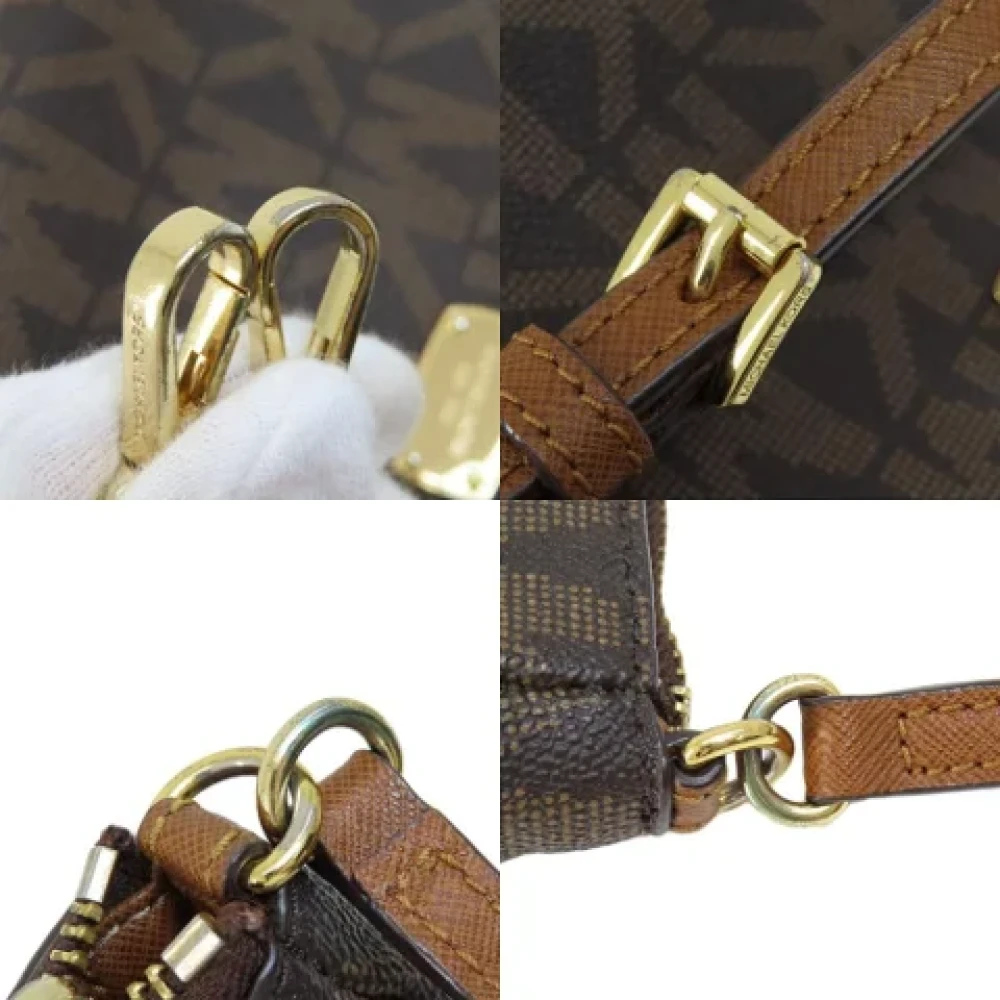 Michael Kors Pre-owned Plastic handbags Brown Dames