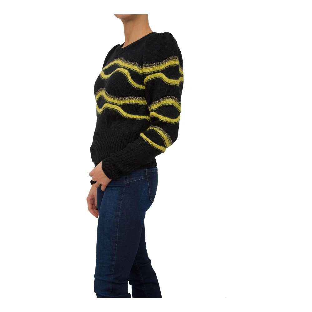 Liu Jo Zwarte Gebreide Trui Black Dames