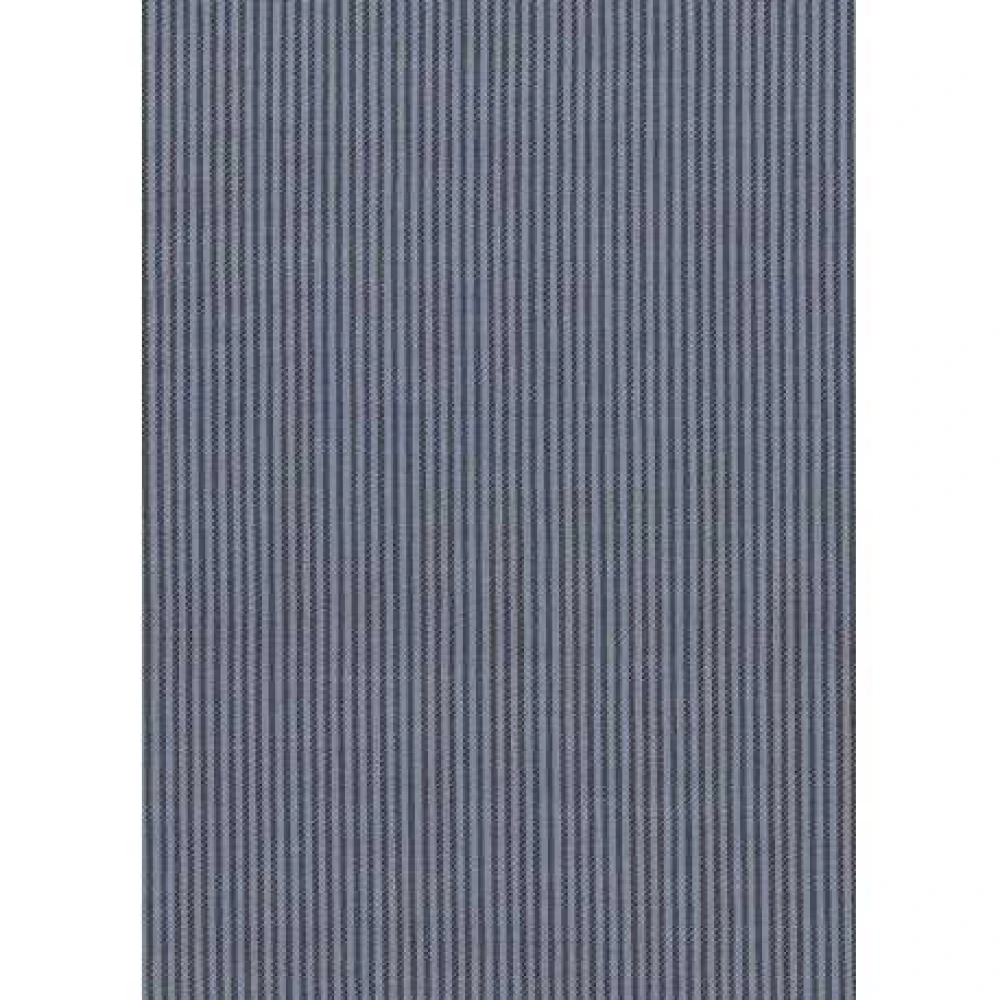 Paul Smith Blauw Bruin Gestreept Overhemd Met Rafelranden Blue Heren