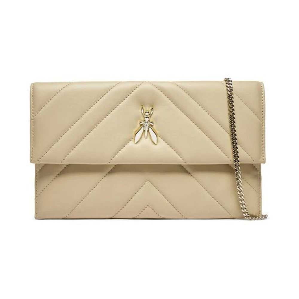Patrizia Pepe Mujer Beige Bolso Bandolera Acolchado Fly,Bolso De Hombro Acolchado Fly