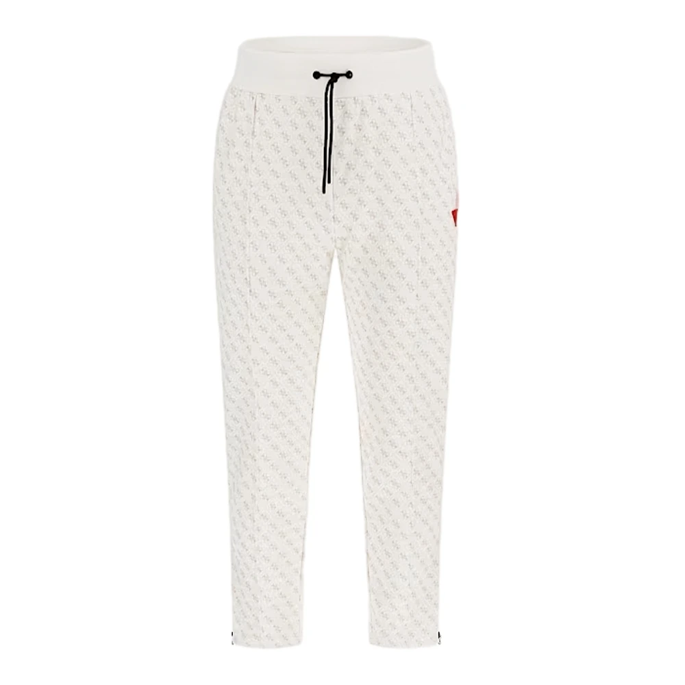 Guess Uomo Bianco Pantaloni Running Korbin - Immagine 2