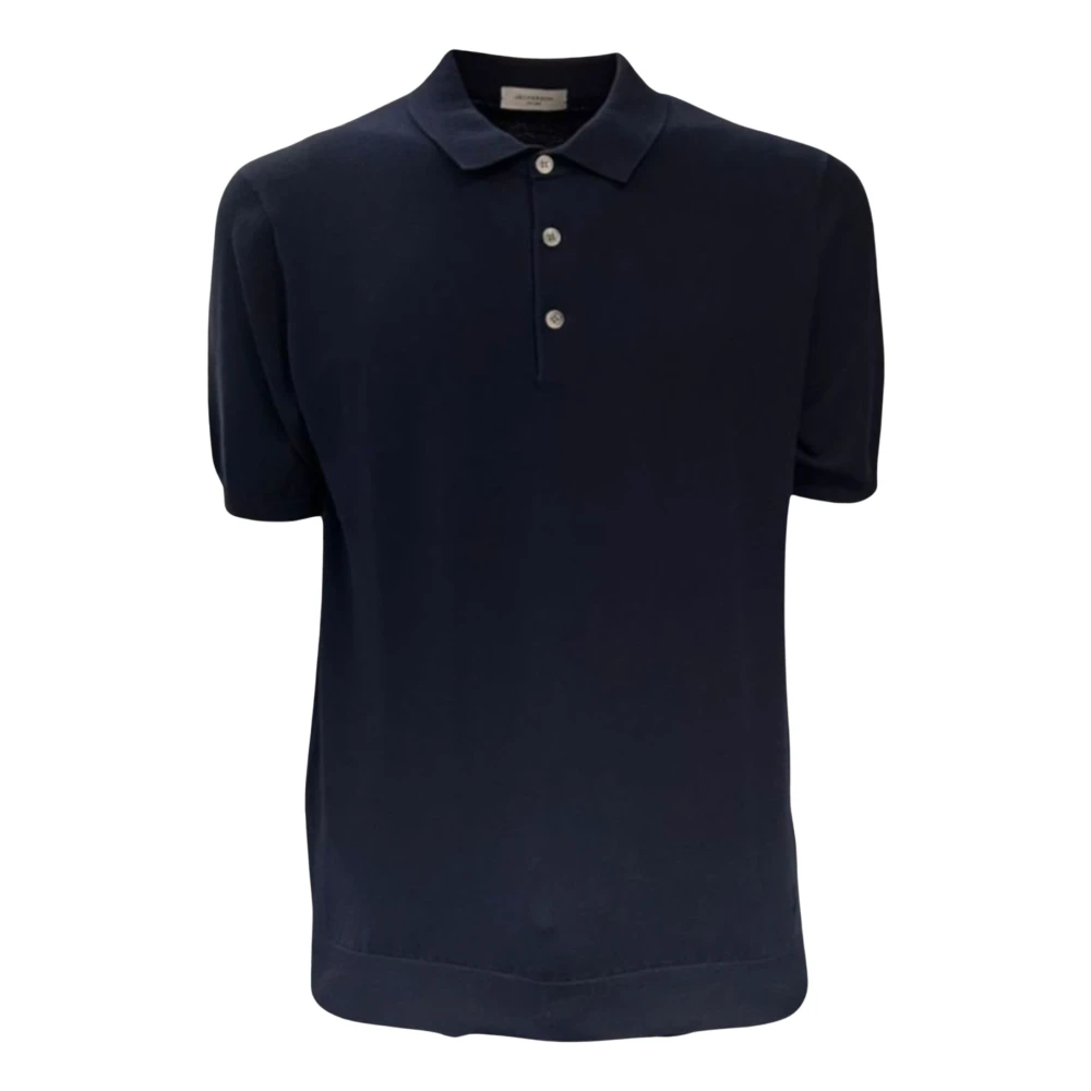 Jeckerson Blue Polo - Male - Polo Shirts - Xl - Tops