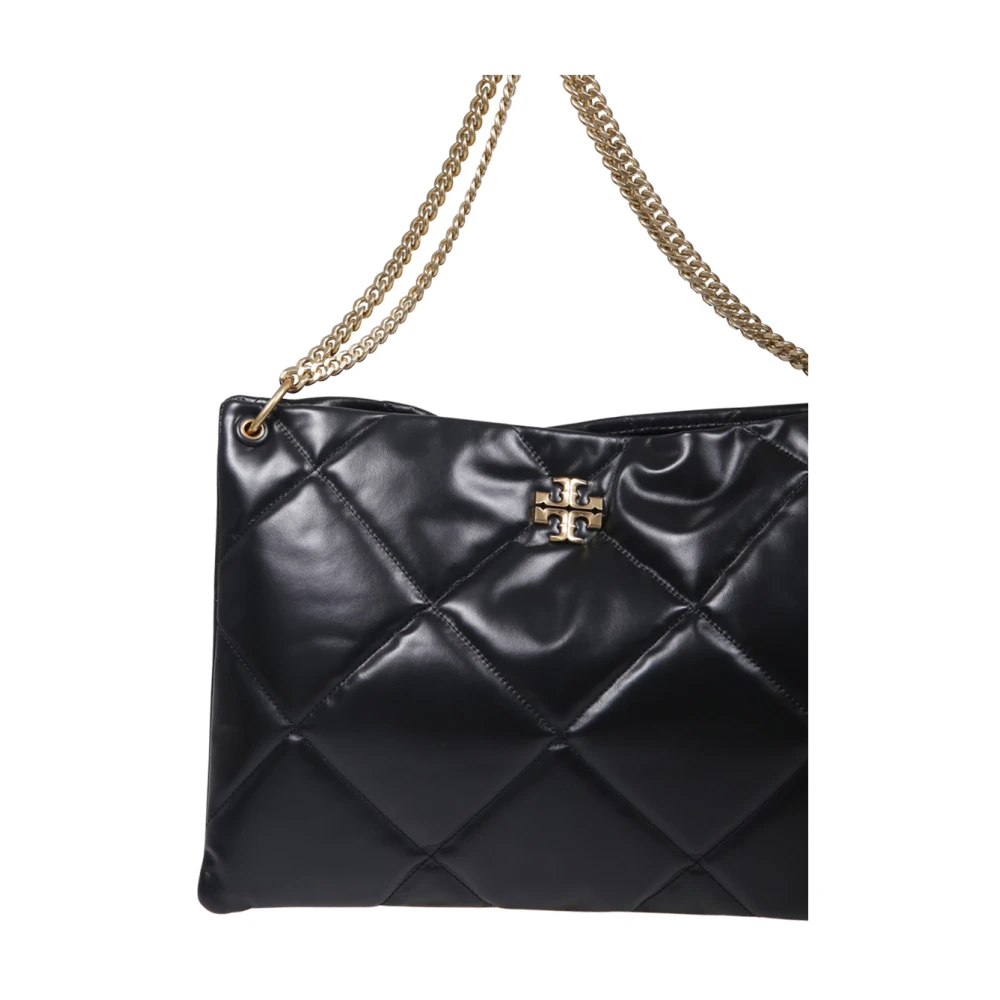 TORY BURCH Diamantquilt Hobo-tas in zwart Black Dames
