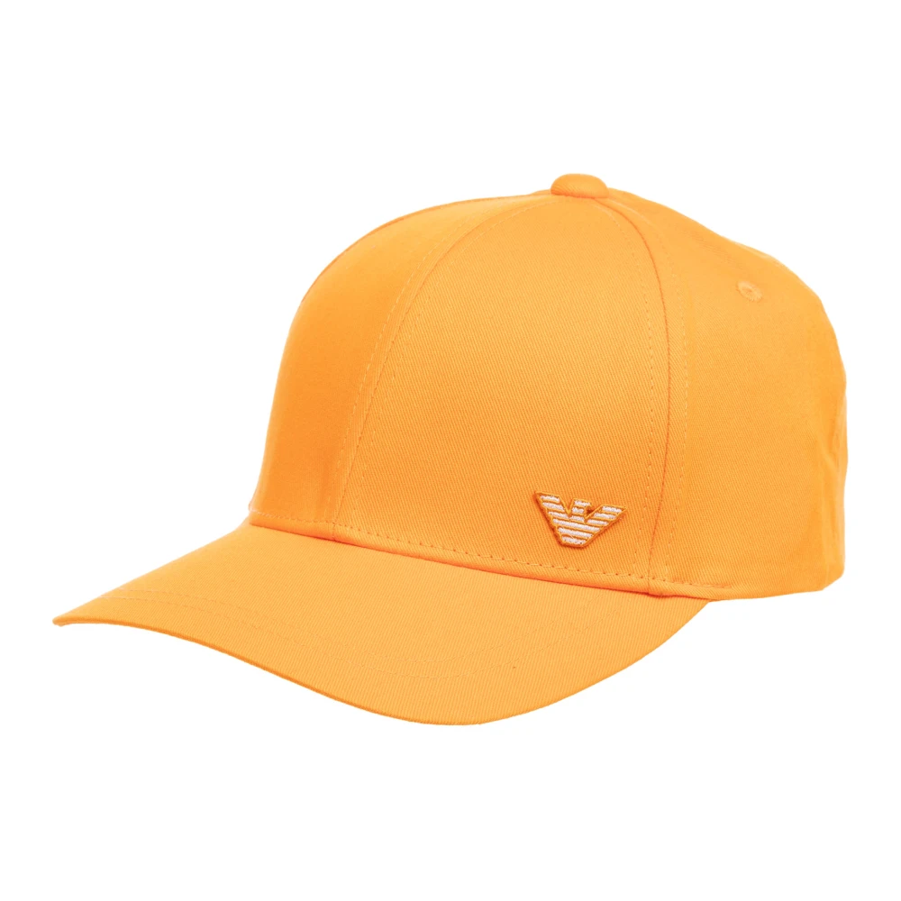 Emporio Armani Verstelbare Effen Logo Strandkleding Pet Orange Heren