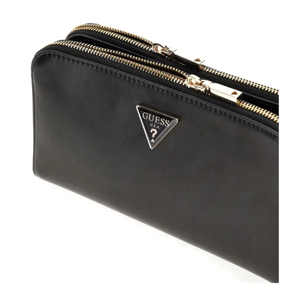 Guess Zwarte schoudertas met kettingriem Black Dames