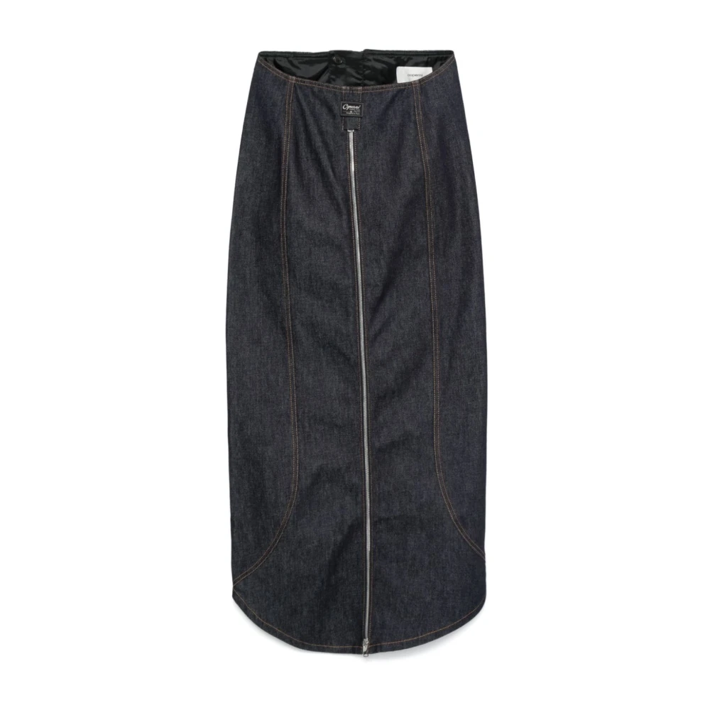 Coperni Denim Rok met Tweewegrits Blue Dames