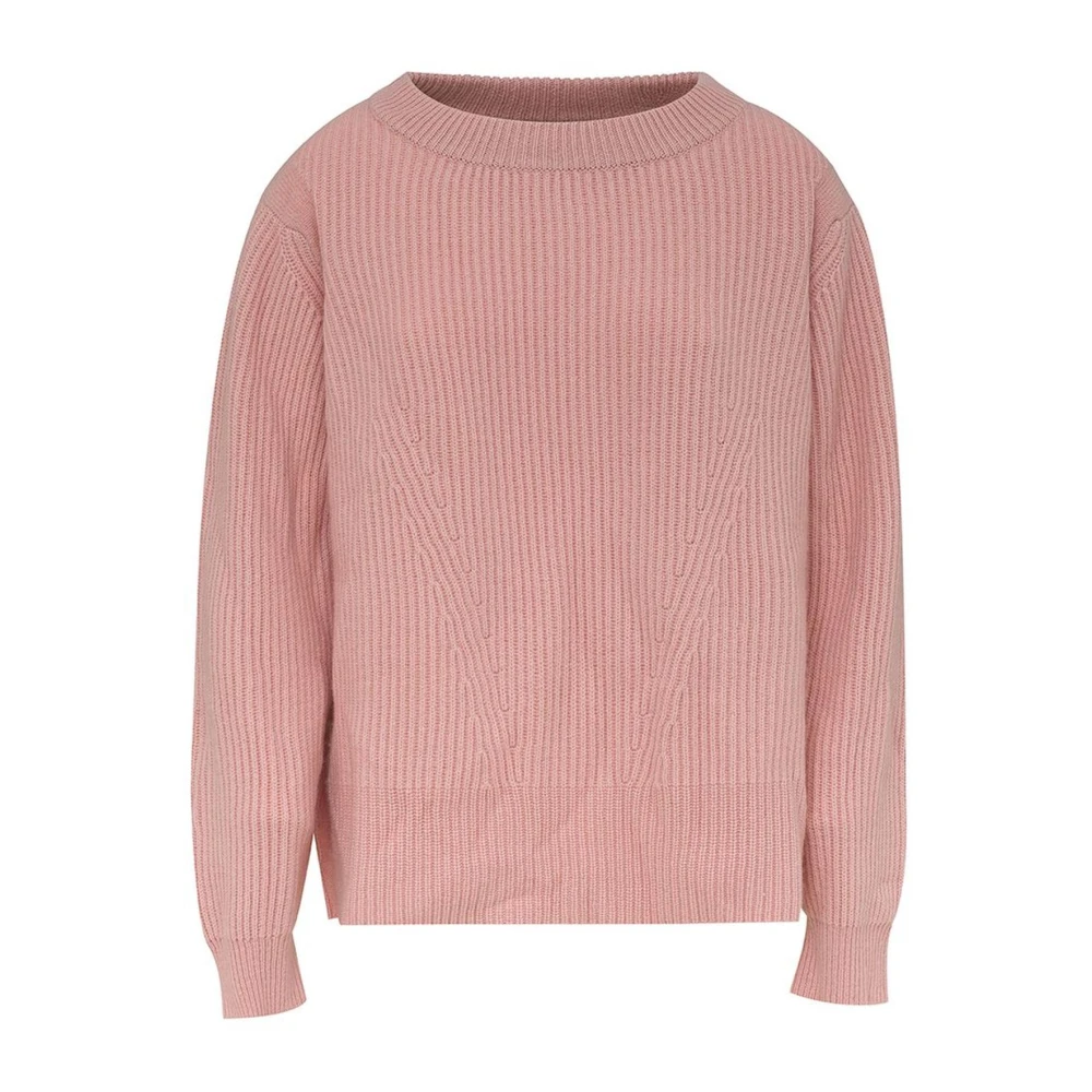 Malo Luxe Roze Cashmere Top Pink Dames